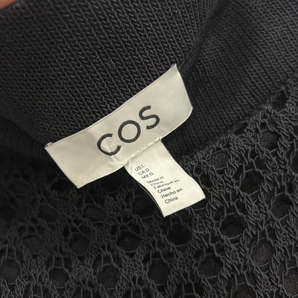 COS Open Knit Tank Top & Asymmetrical Skirt SET sz L - Picture 13 of 13